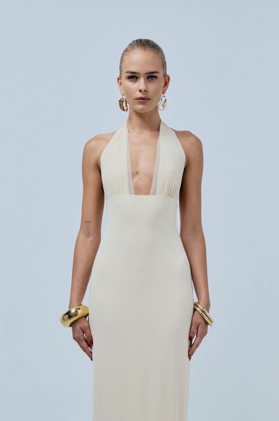 Halter Midi Dress
