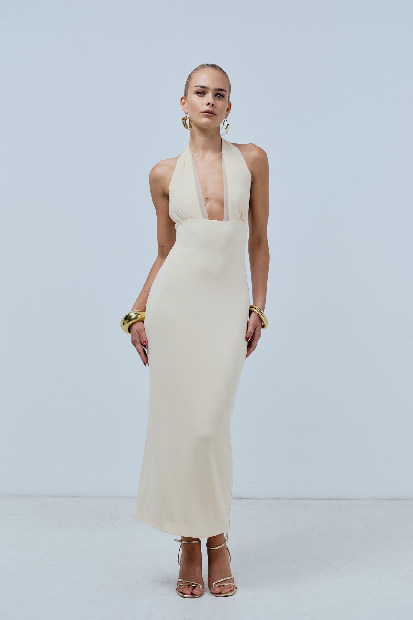 Halter Midi Dress