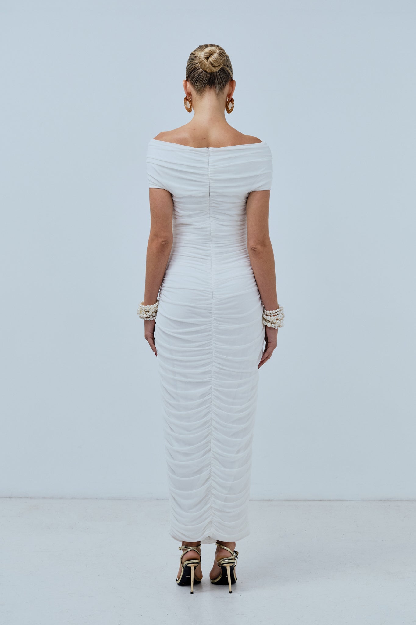 Blanc Midi Dress