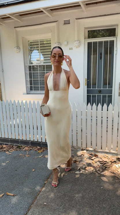 Halter Midi Dress